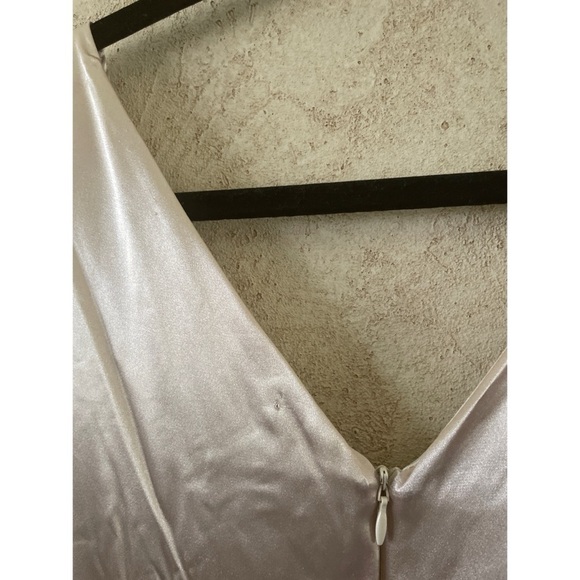 💕SALE 4 for $10💕⭕️ Alex B. Elegant Satin Sleeveless Dress - Picture 6 of 10